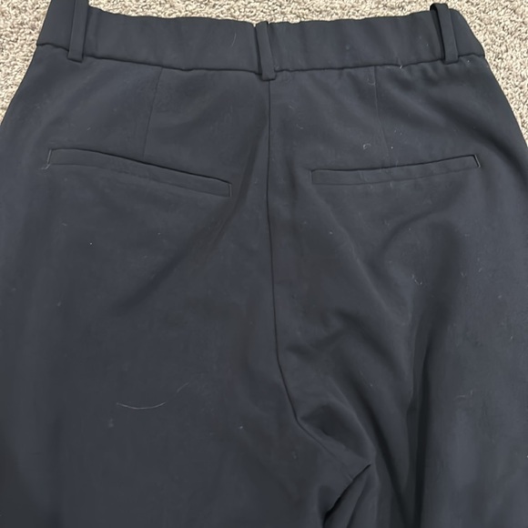 A&F Sloane Tailored Wide Leg Pant (Black/Navy, Size 27/4 Short) - Picture 12 of 12